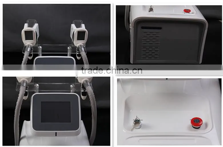 High effective double cryo heads new cool fat freezing instrument