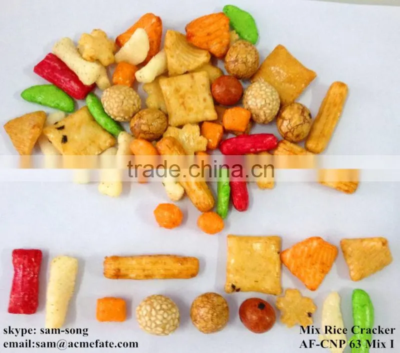 Hot Sale Coloorful and Tasty Mix Rice Crakers