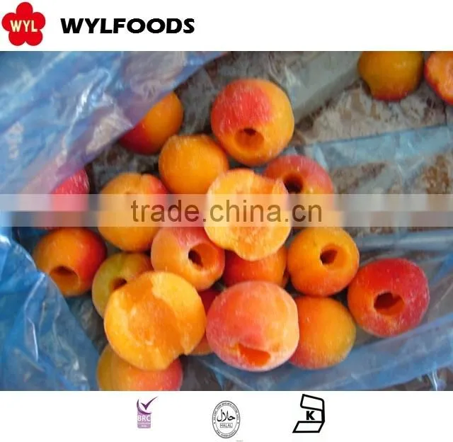 IQFprice for frozen Apricot halves china