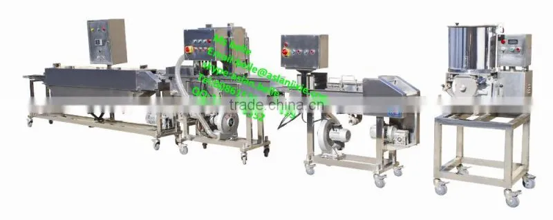 automatic burger patty beef processing line/burger patty beef making machine