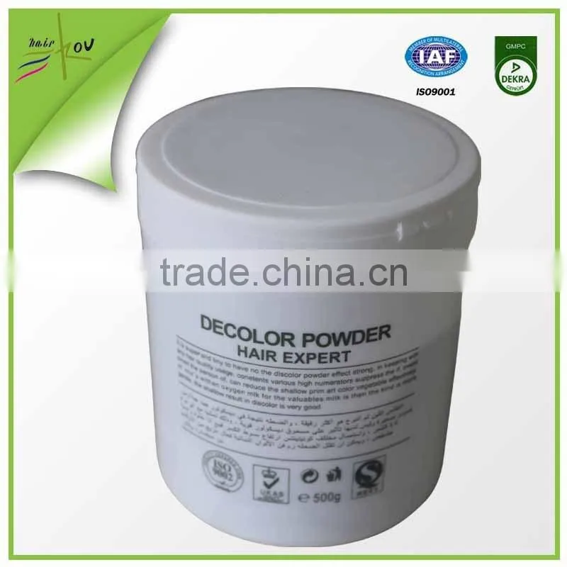 Dust-free hair bleaching hair powder