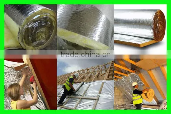 Australian certified fiber glass insulation batts for roofing material