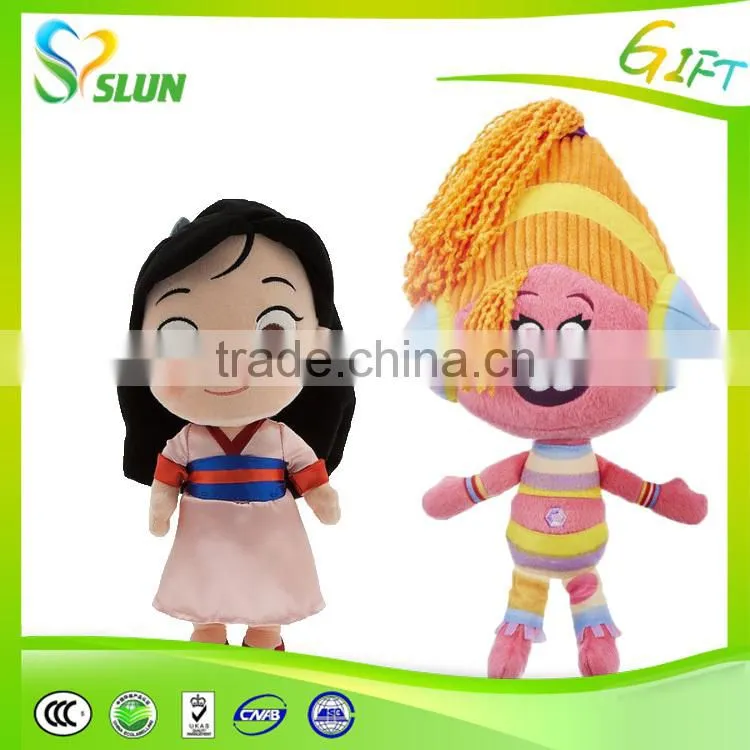 Lovely pink custom hellokitty plush doll for girls