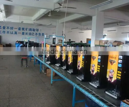 2015 Hot sale easy operation table-top style Coffee Vending Machine