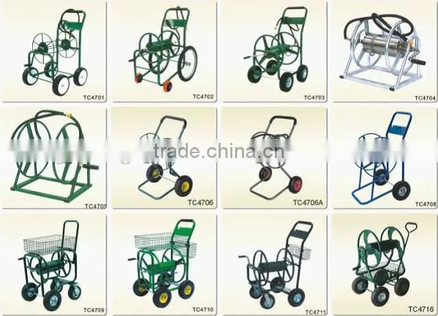 400ft.x5/8-inch Garden Hose Reel Cart With Basket TC4719