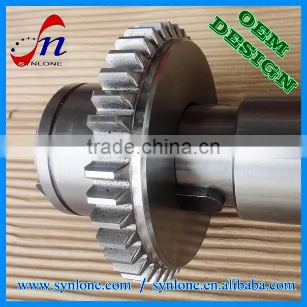 Precise machined shaft gear for heavy equipment
