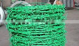 galvanized barbed wire/single strand four pints barbed wire/double strands barbed wire