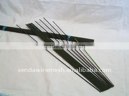 black cut iron wire