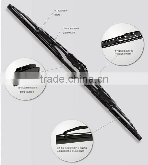 Hot selling high performance carall wiper blades chrome wiper blades