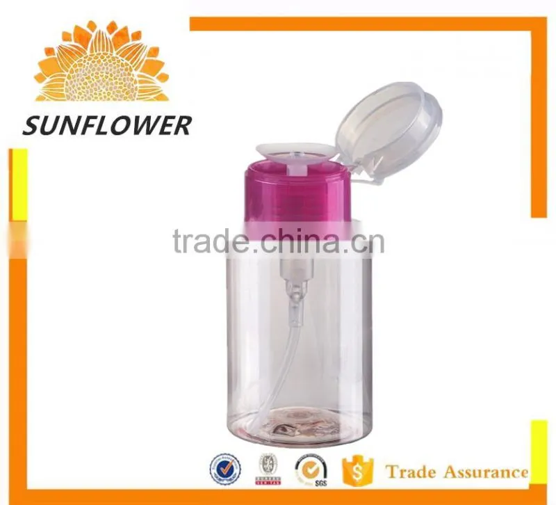 china cosmetic nail remover pump for bottle 33/410