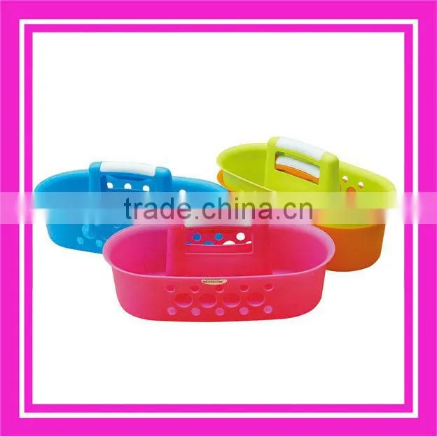 handle plastic caddy basket