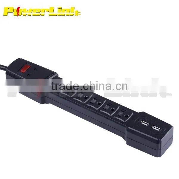 H70212 UL/CUL/ETL/ CETL 6 outlet mountable power strip