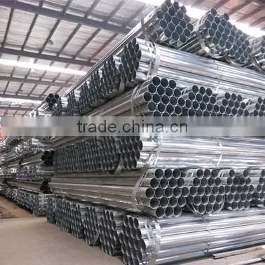 Round steel pipe gi pipe with plain end