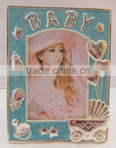 4x6" metal beautiful cheap photo frames
