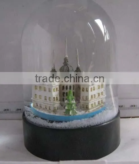 2016 walmart large christmas santa plastic snow globe