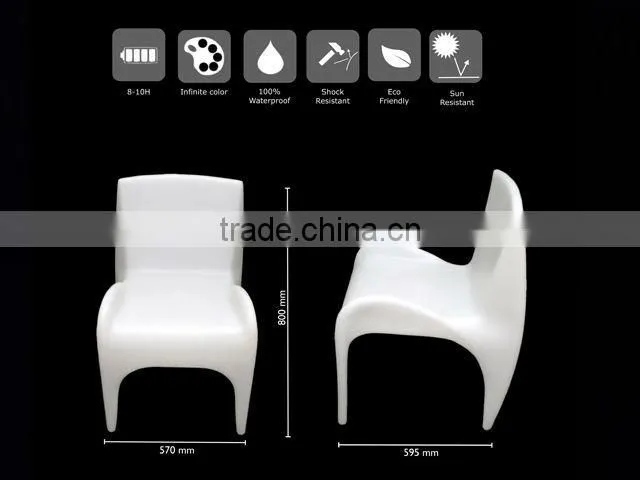 Roto Molded Plastic Chair for Dining Room LGL66-9313