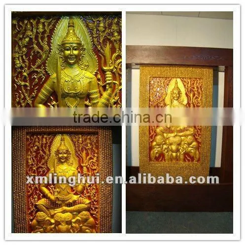 Own Factory Handmake Resin Indoor Golden Big Buddha Water Fountain