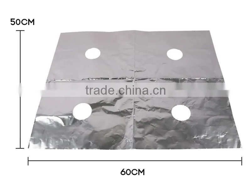 High temperature gas stove aluminum foil anti-oil pad disposable aluminum foil