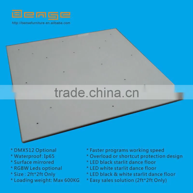 Easy Install Portable High Stress Bearing LED Dance Floor