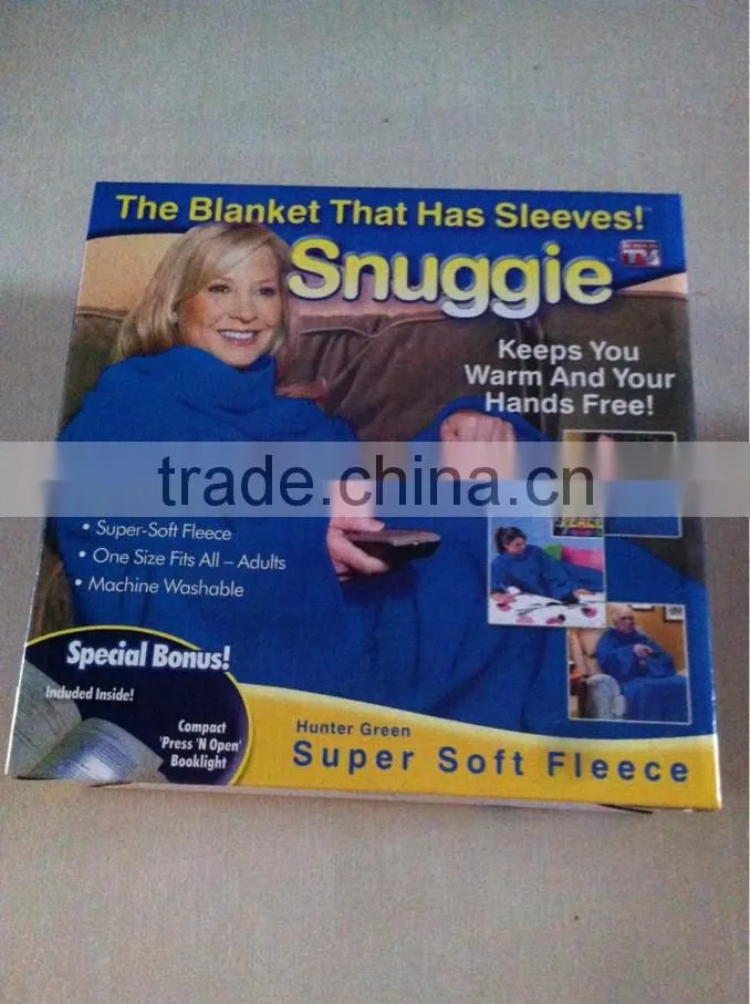 Creative Lazy Warm Snuggies, The Home Winter Blanket With Sleeves, Leisure Keep Warm Fleece Blanket For TV Time/Reading Time/Bed