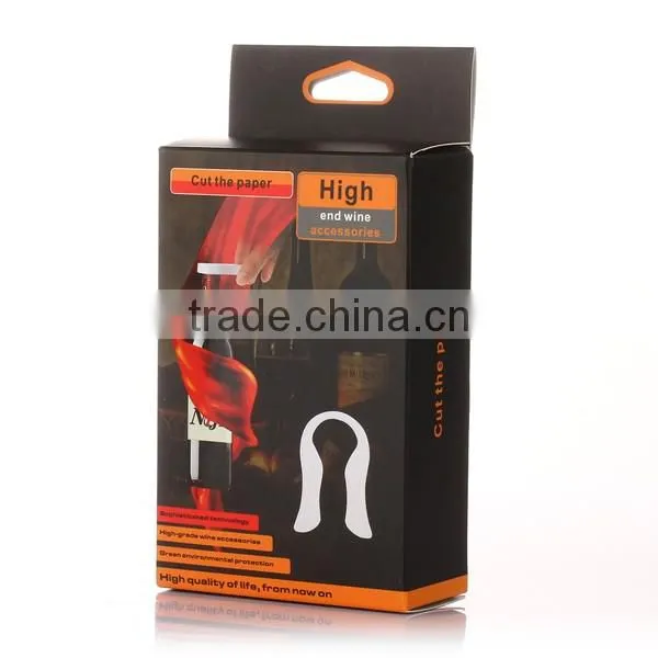 Wine Foil Cutter, Black Handheld Champagne Paper Cutter, Wine Accessory Set