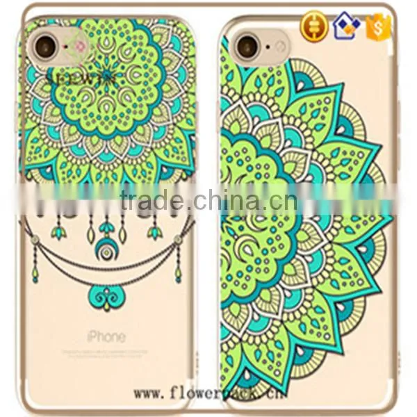 mandala design phone case tpu anti shock case