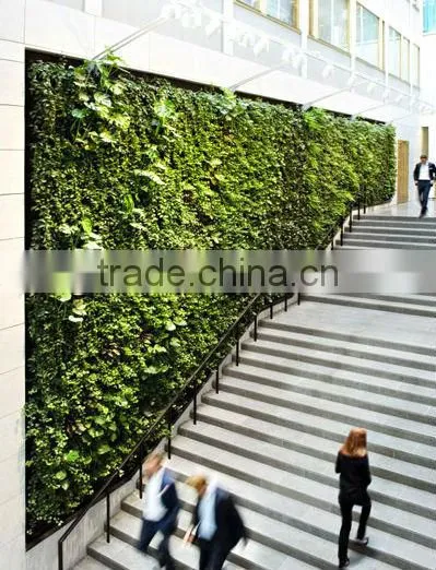 factory price new designed high quality artificial plant wall/plastic garden walls vertical wall garden