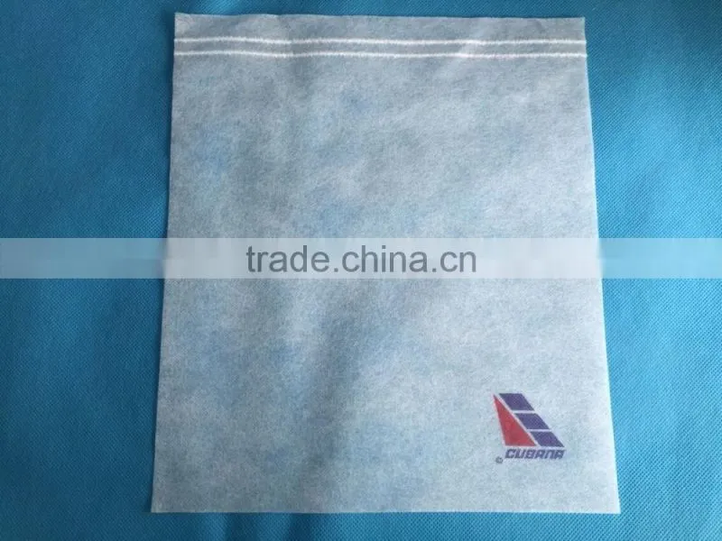 Non-woven Airlines Disposable Headrest Cover, Printed Headrest Cover