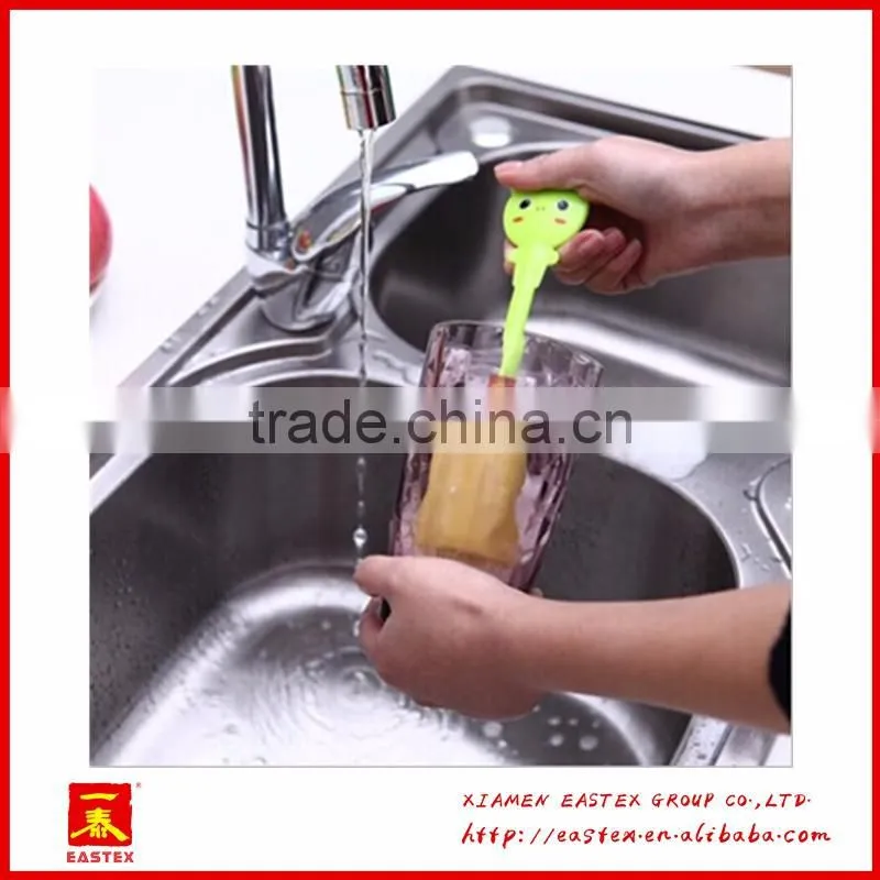 Cartoon shape sponge brush for cup