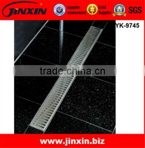 1200mm stainless steel linear shower drain/stainless steel shower drain linear/stainless steel floor drain for swimming pool