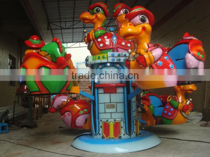 2013 Cartoon Dinosaur carousel amusement park toy ,playground rotating machine LT-1030B