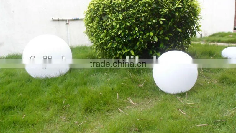 Magic rechargeable green plastic shell colorful LED round ball