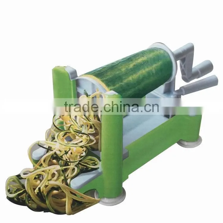 2016 hot sale new design green spiral slicer for ktichen as seen on tv