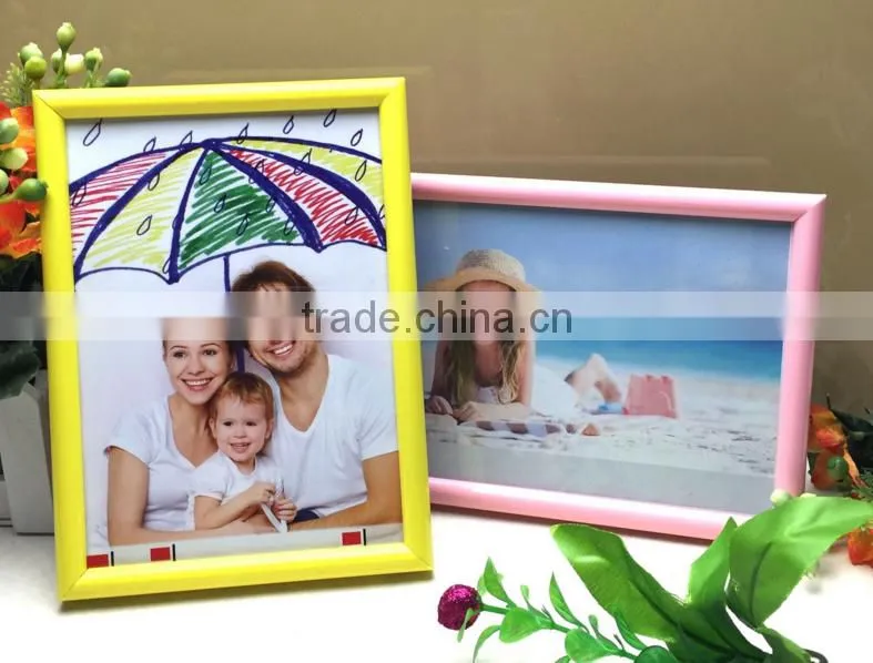 Different shapes and size deep shadow box photo frame, colorful picture photo frame, Can be customized pvc photo frame