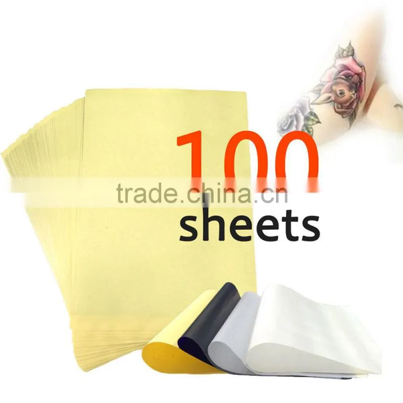 100 Sheets Tattoo Supply Carbon Thermal Stencil Transfer Paper 8.5" x 11"