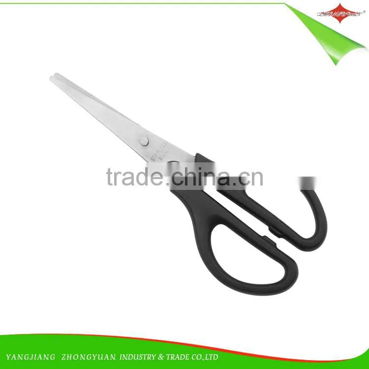 ZY-J7002 6 inch Stainless Steel Blade Sharp Edge Student Paper Office Cutting Scissors