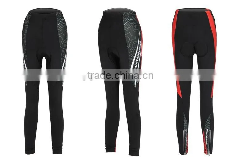 man's tight breathable biking pants & cycling long pants- lycra pants for men sports wear