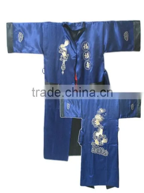 long silk robe