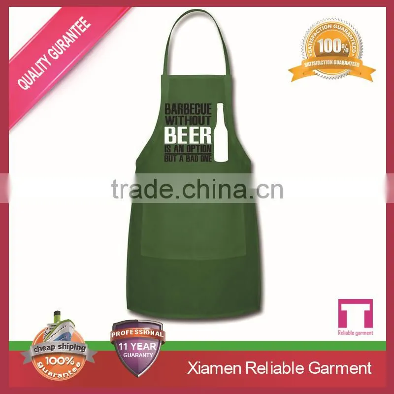 High quality new printing green apron for workshop