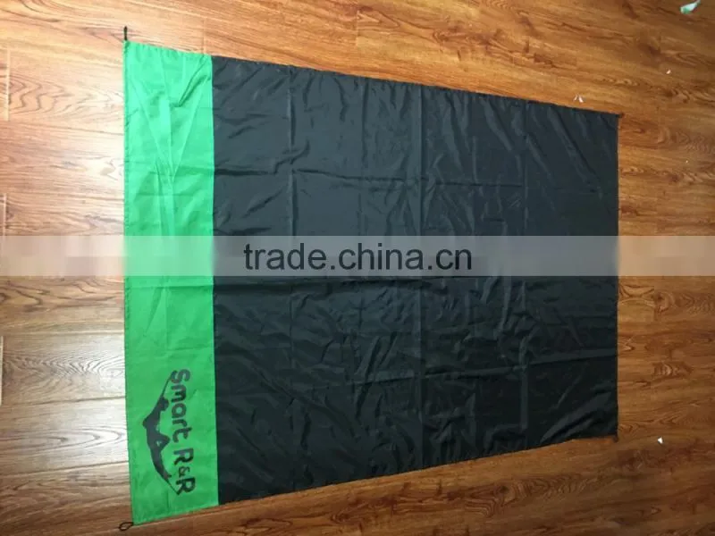 100 polyester custom foldable waterproof beach blanket