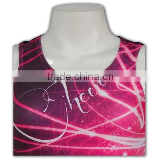 Nylon spandex custom sports clothings athletic women import sportswear