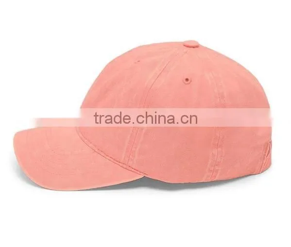 2017 Custom Made One Size to Fit All Acid Washed Plain Blank Dad Hat for Ladies