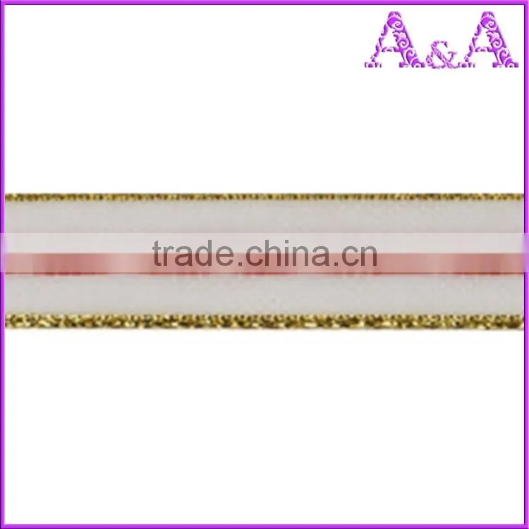 Fancy Christmas Decoration Wired Ribbon,Custom Decorative Grosgrain Ribbons
