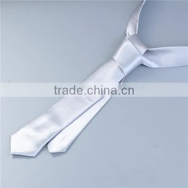 Polyester Necktie French Gray Promotion Uniform Neckties
