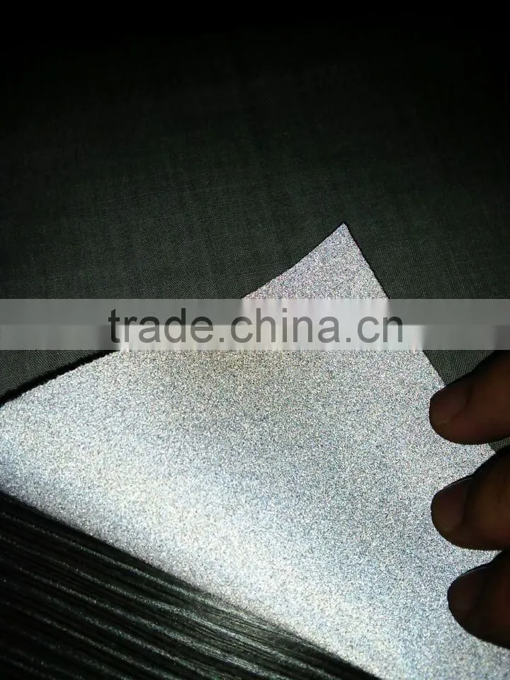 EN471 China Dongguan Wholesale Black 3m Reflective Fabric for Safety Clothes