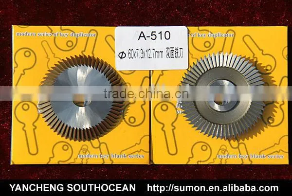 key duplicator, A-510 angle Milling Cutter use for key cutting machine
