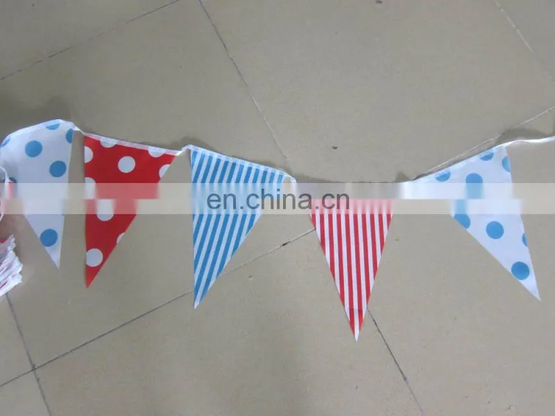 Decorative custom small bunting string flags