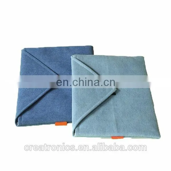 CR Sample available envelope shape canvas material light blue color latest design hot sales fancy cheap indian designer purses