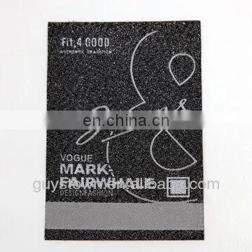 custom private classical woven suit label for garment