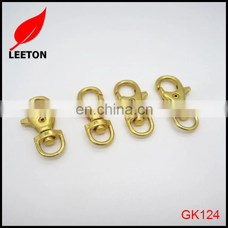 Factory supply 9mm small gold lanyard snap hook